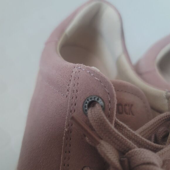 NWT Birkenstock Bend Low Pink Clay Suede Casual Sneakers Narrow Fit size 7 EU38 - Picture 8 of 16